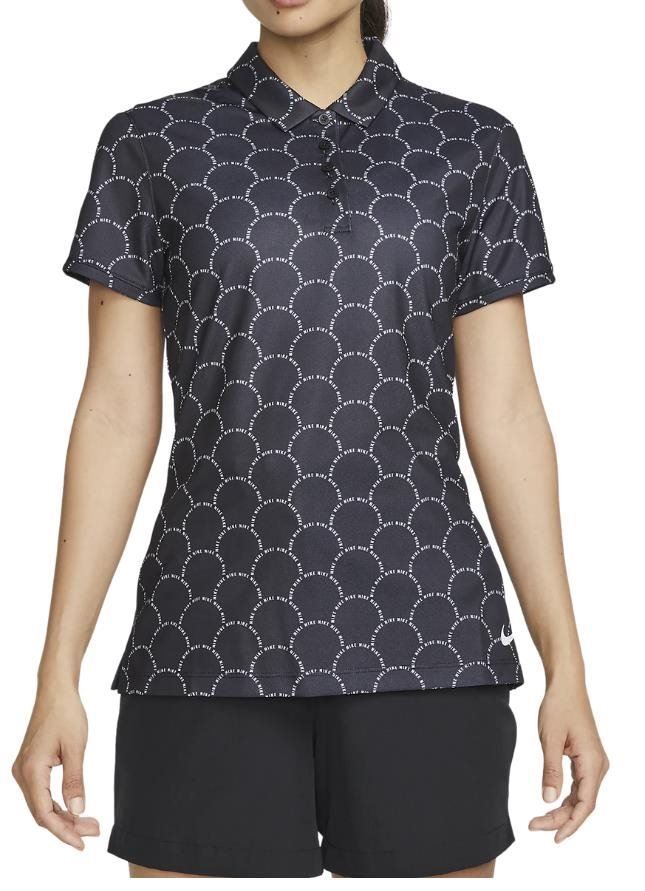 Nike Dri-FIT Victory dámské polo, černo/bílé