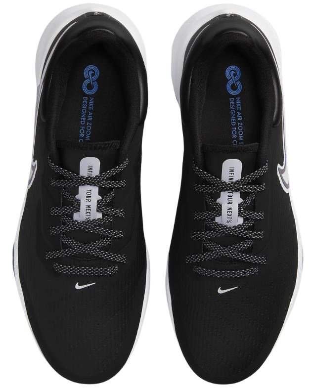 Nike Air Zoom Infinity Tour Next% pánské golfové boty, černo/modro/bílé