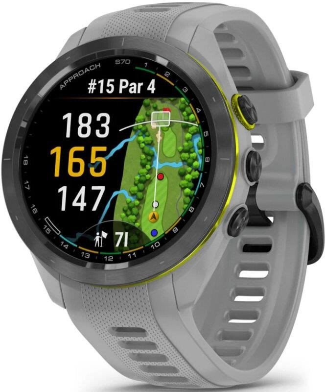 Garmin Approach S70 - 42 mm, šedé