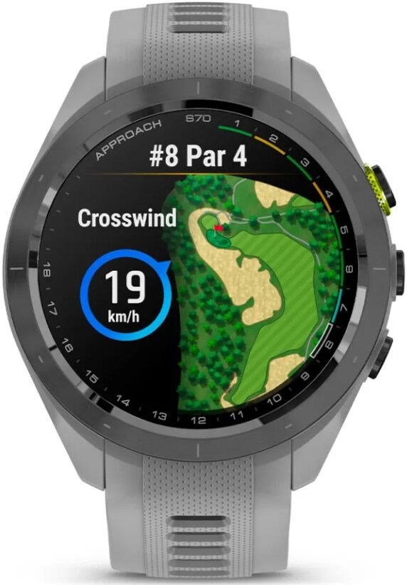 Garmin Approach S70 - 42 mm, šedé