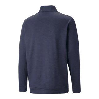 Puma Cloudspun Colorblock 1/4 Zip pánská mikina, tmavě modrá