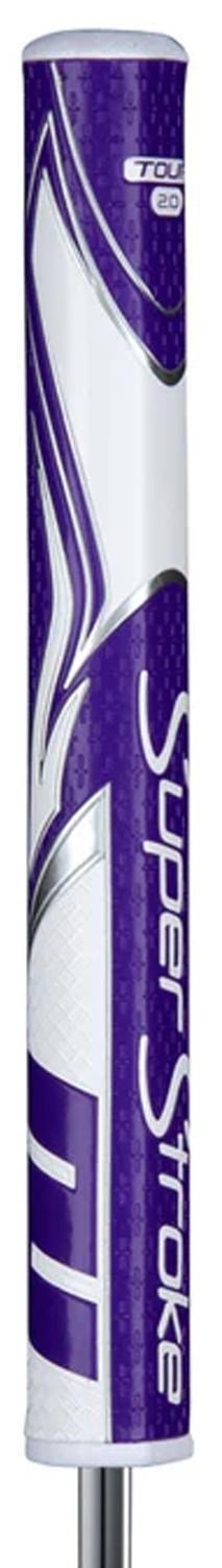 SuperStroke Zenergy Tour 2.0 putter grip, fialovo/bílý