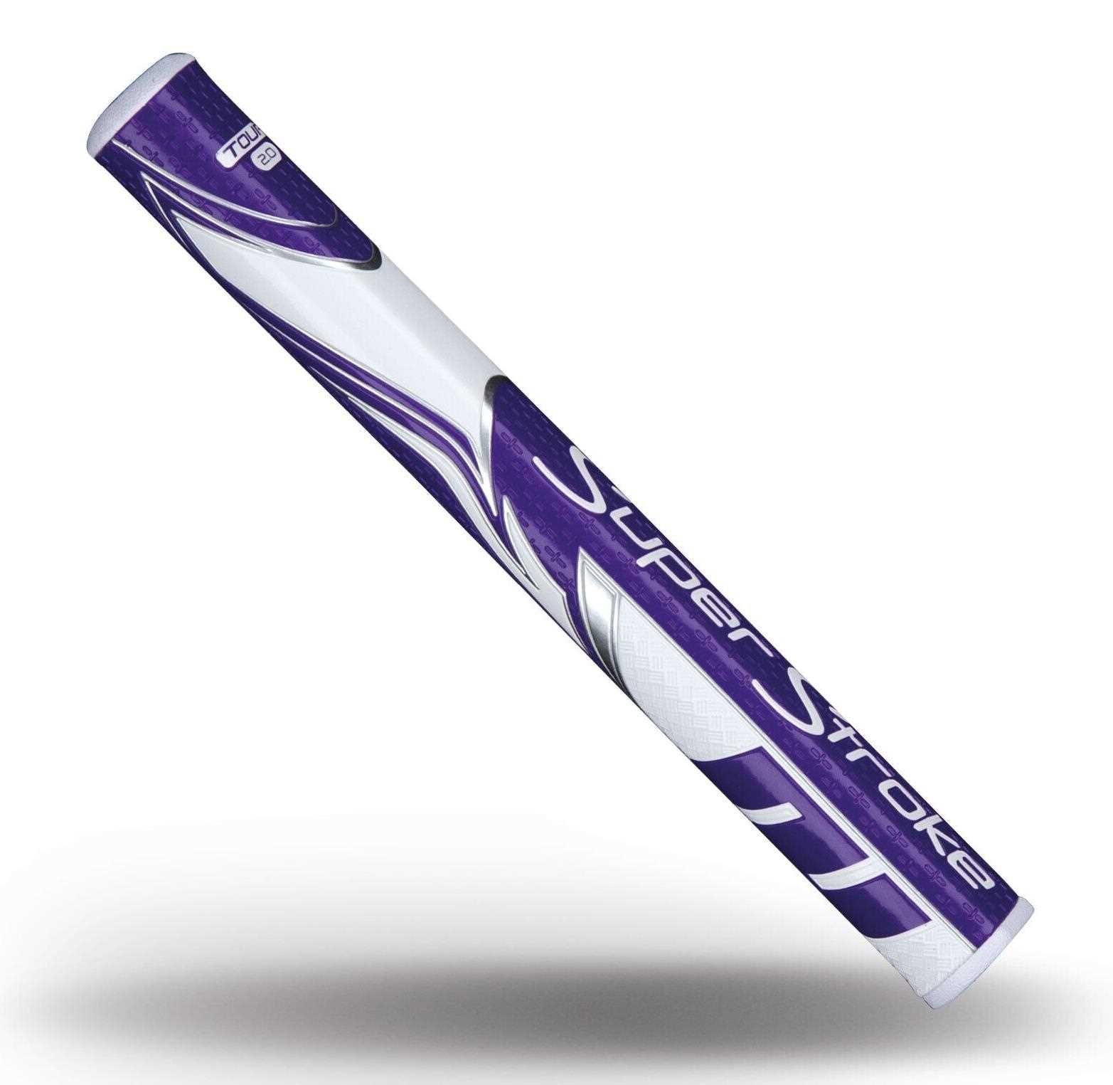 SuperStroke Zenergy Tour 2.0 putter grip, fialovo/bílý