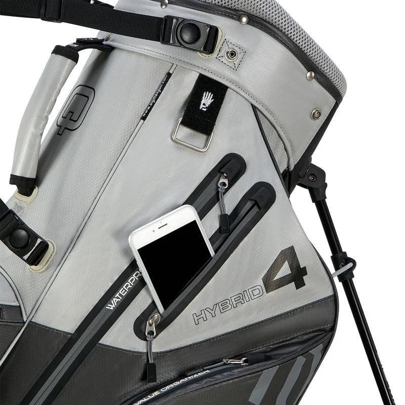 Big Max Aqua Hybrid 4 stand bag, šedo/černý