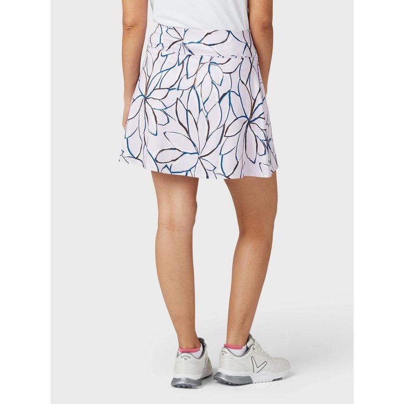 Callaway Linear Floral 17" golfová skort sukně, pink nectar