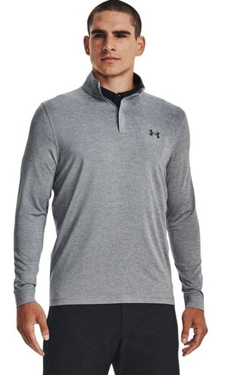 Under Armour Playoff 1/4 Zip pánská mikina, šedá