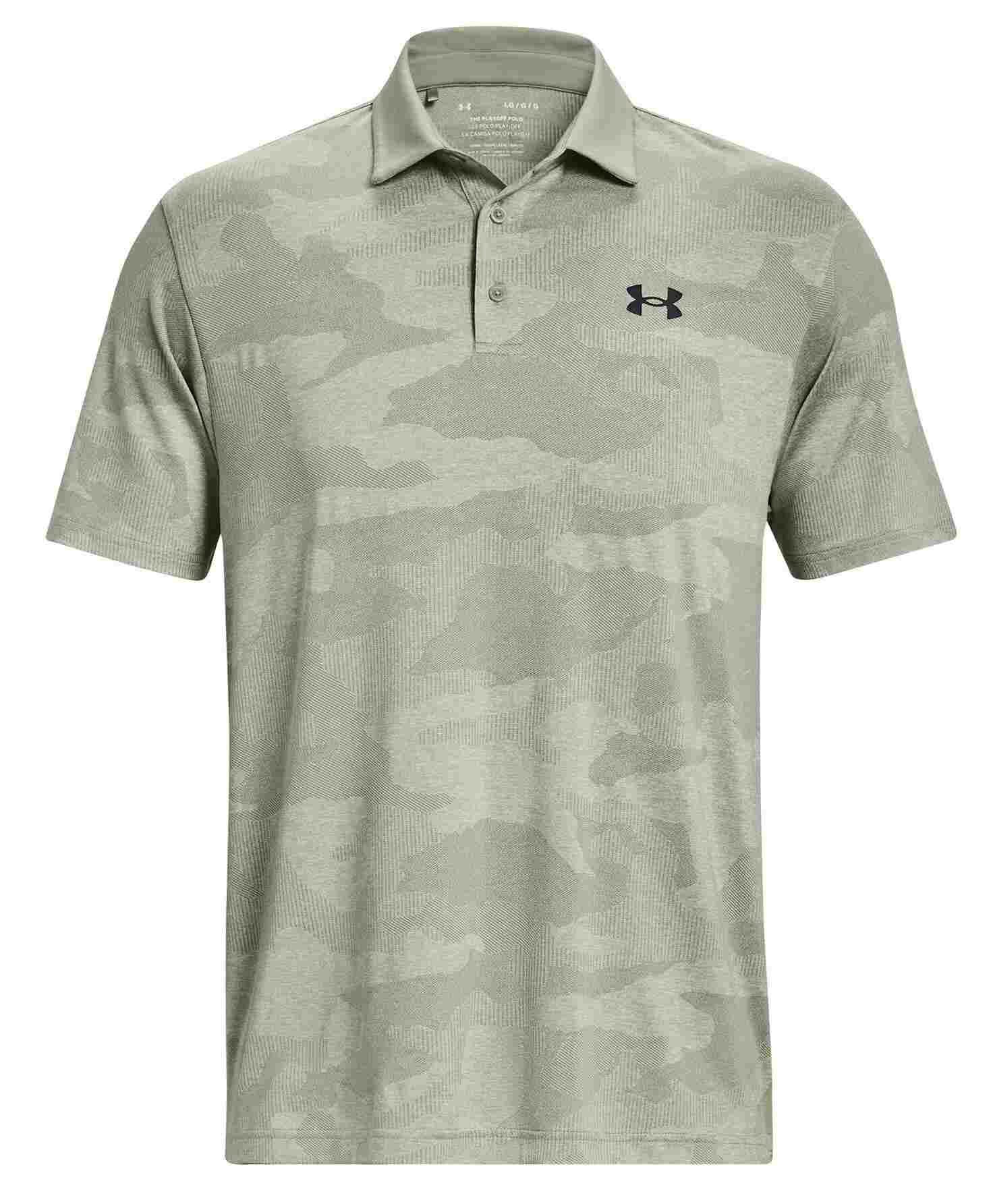 Under Armour Playoff 3.0 Jacquard pánské polo, grove green