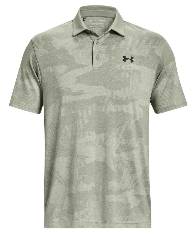 Under Armour Playoff 3.0 Jacquard pánské polo, grove green