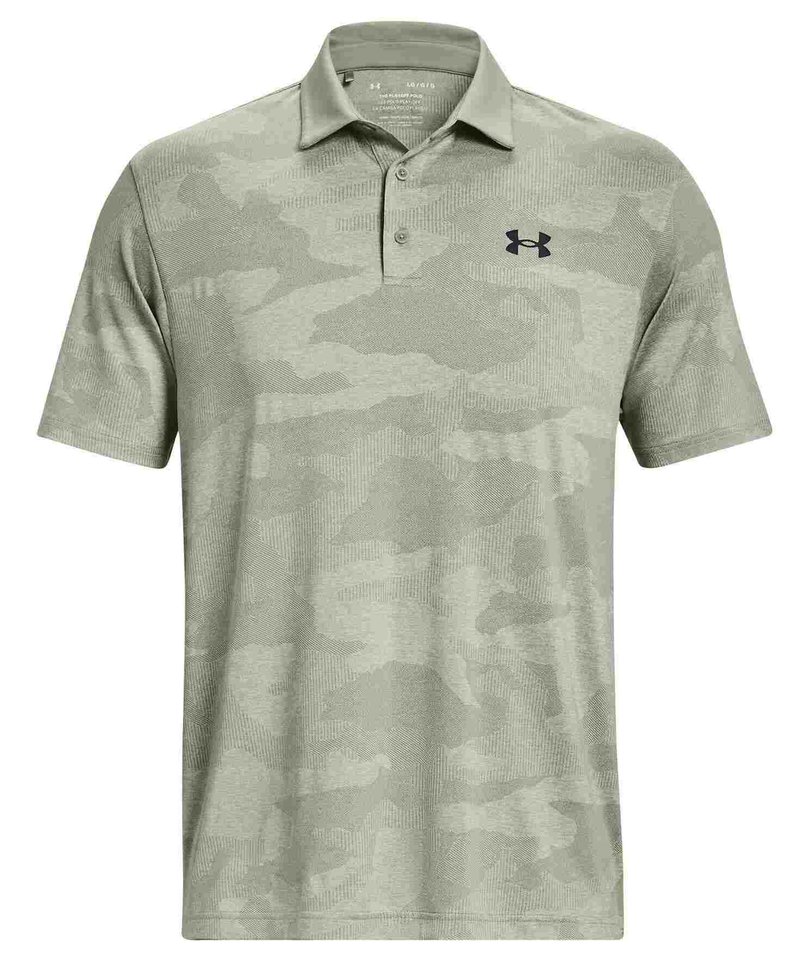 Under Armour Playoff 3.0 Jacquard pánské polo, grove green