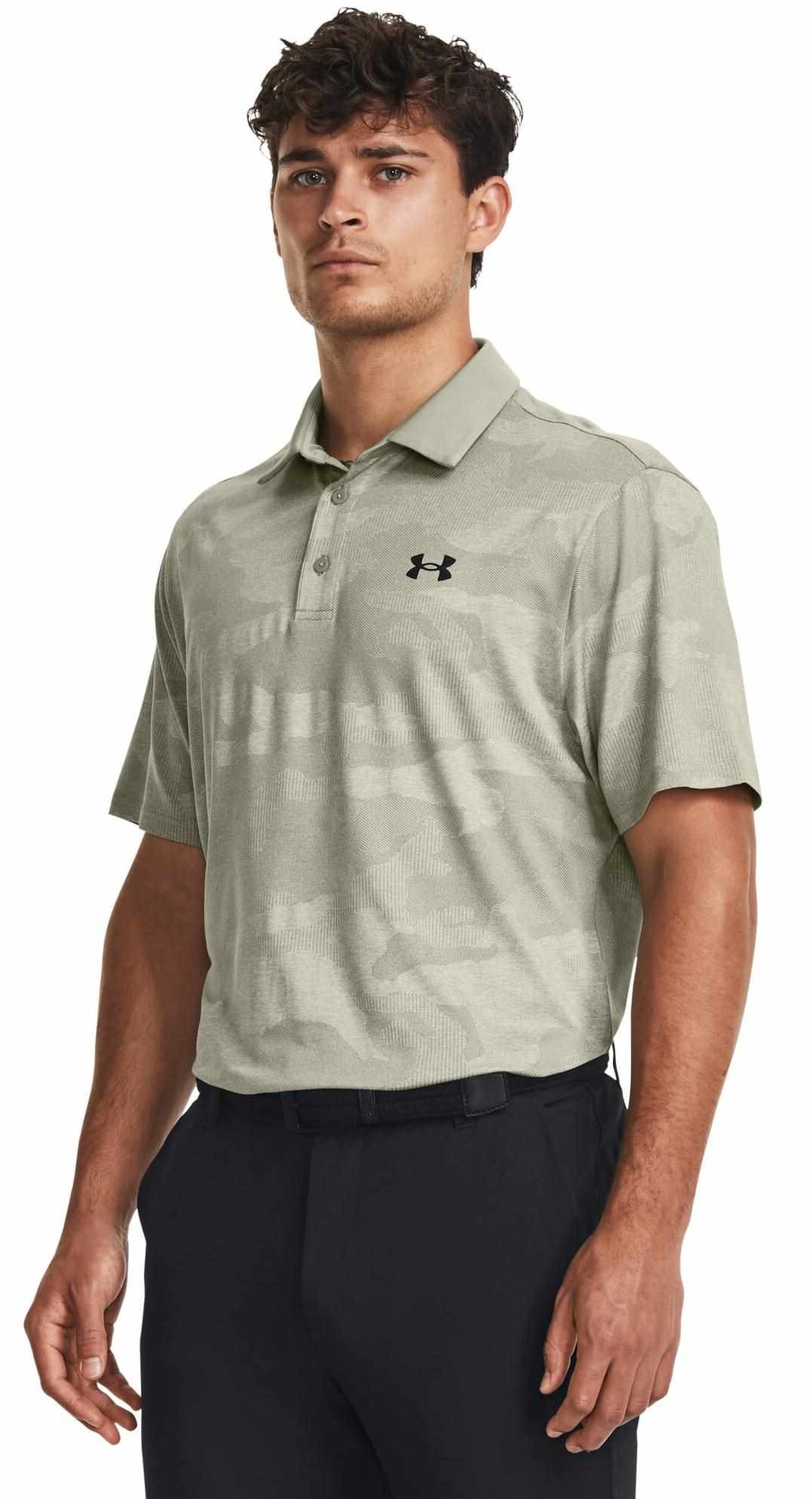 Under Armour Playoff 3.0 Jacquard pánské polo, grove green