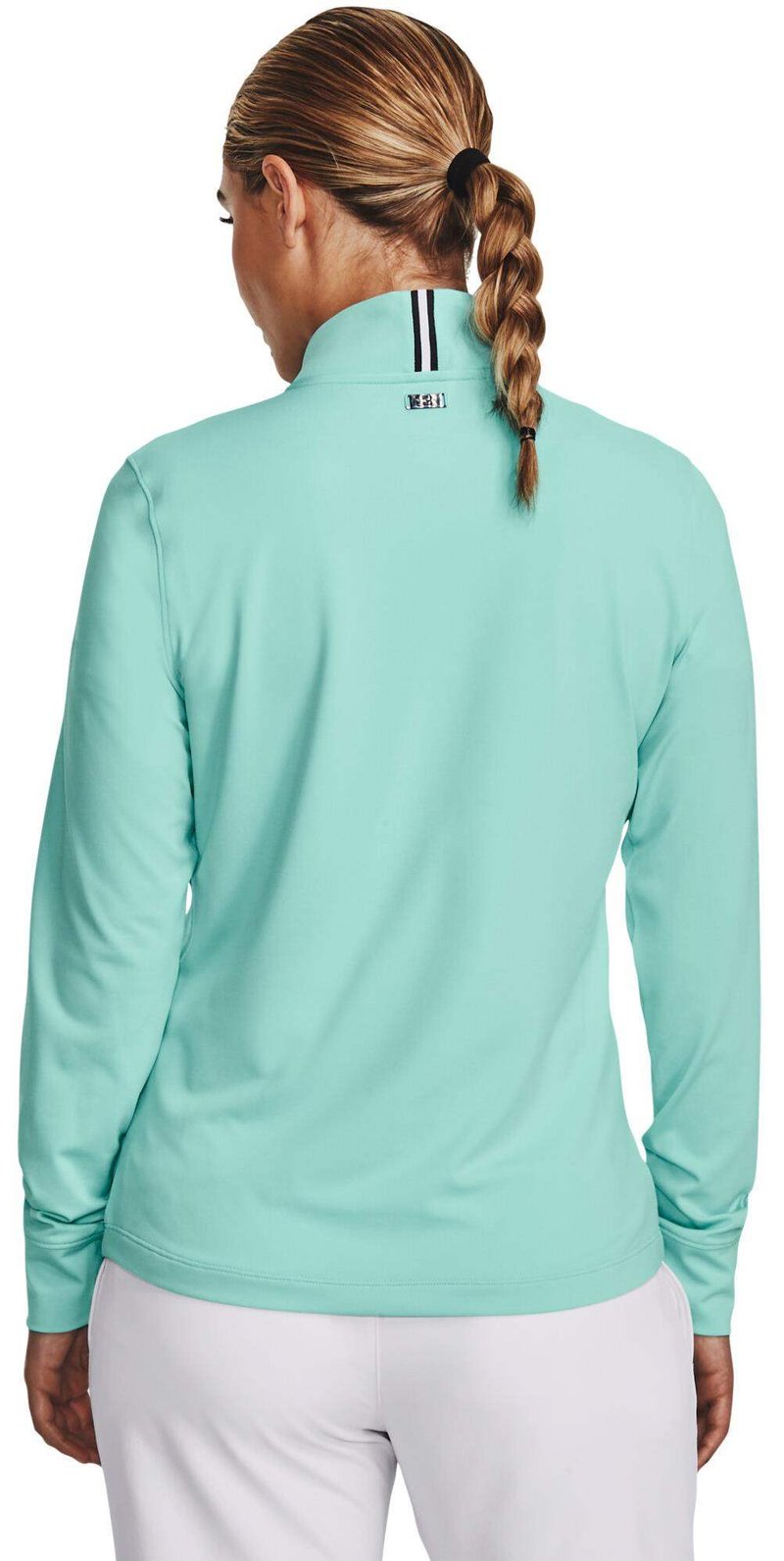 Under Armour Playoff 1/4 Zip dámská mikina, neo turquoise