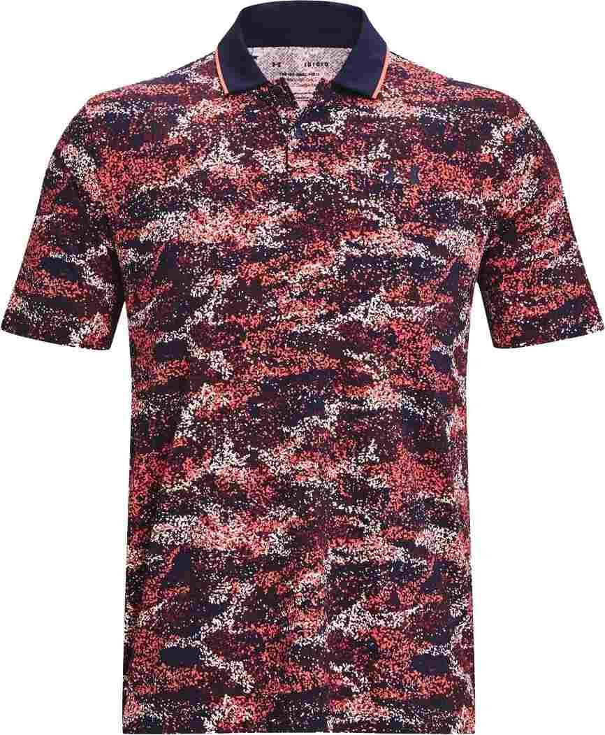 Under Armour Iso-Chill Edge pánské polo, modro/červené