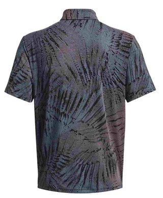 Under Armour Playoff 3.0 Printed pánské polo, černo/růžové