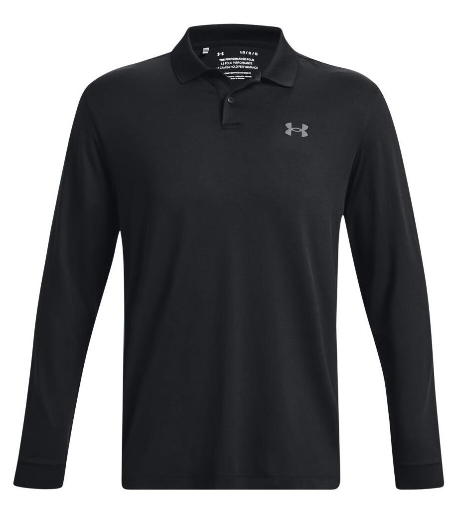 Under Armour Performance 3.0 pánské tričko s dlouhým rukávem, černé