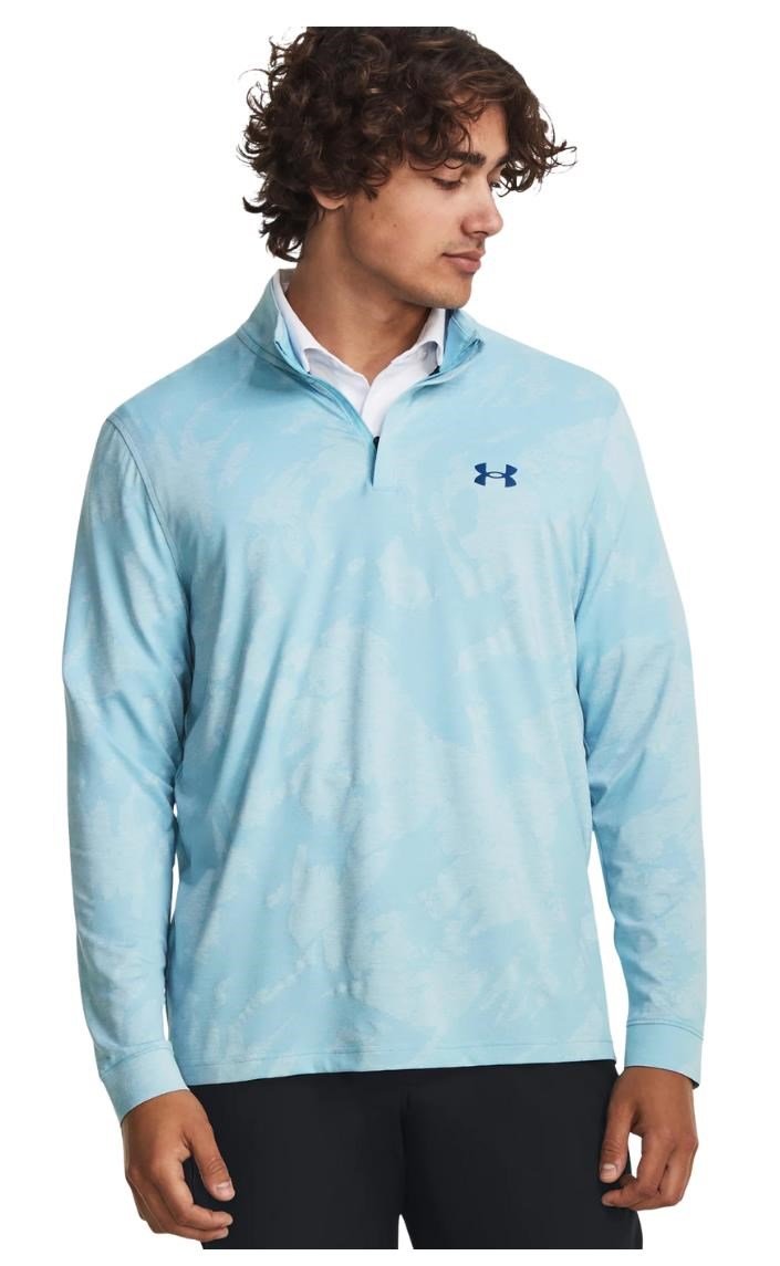 Under Armour Payoff Jacquard 1/4 Zip pánská mikina, modrá