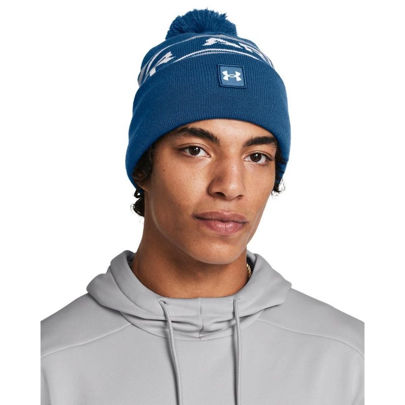 Under Armour Halftime Pom pánská zimní čepice, varsity blue