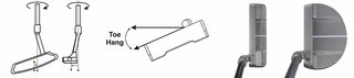 U.S. Kids Golf TS5-66 DD2 (167+cm) w5 dětský putter 33"