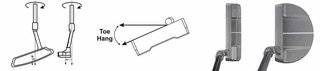 U.S. Kids Golf TS5-66 (167+cm) DD1 dětský putter 33"