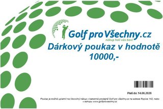 Dárkový poukaz 10 000 Kč