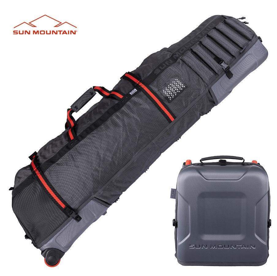 Sun Mountain Kube Travel cestovní kryt, steel/black/rush red