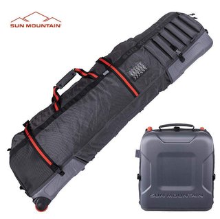Sun Mountain Kube Travel cestovní kryt, steel/black/rush red
