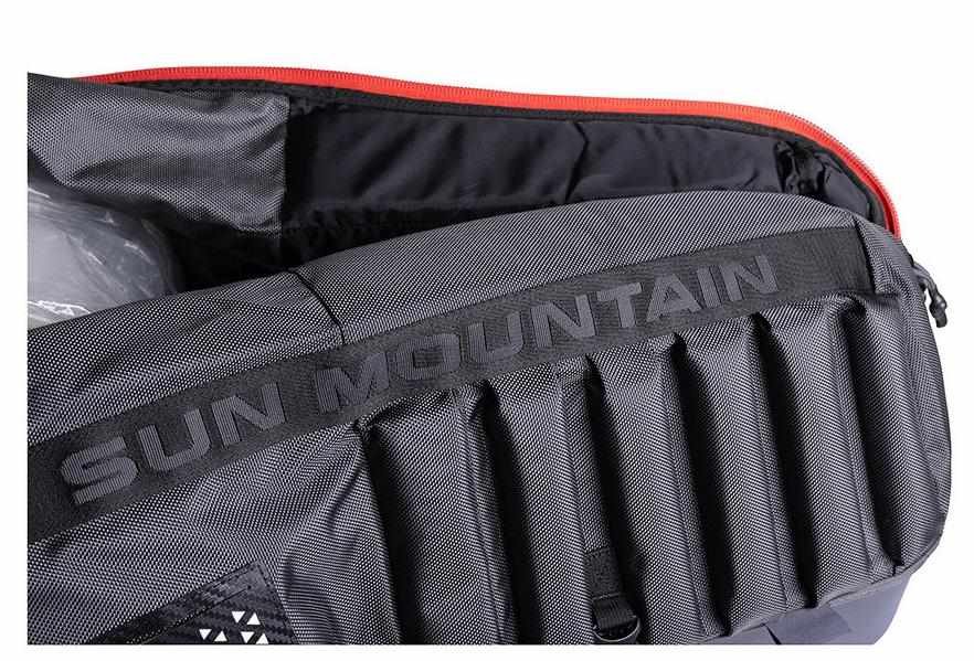 Sun Mountain Kube Travel cestovní kryt, steel/black/rush red