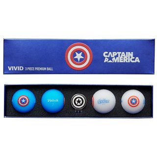 Volvik VIVID MARVEL CAPTAIN America dárková sada