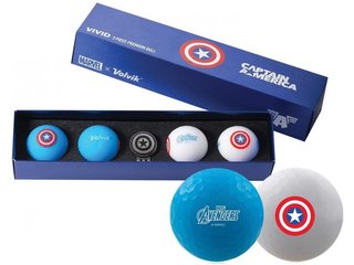 Volvik VIVID MARVEL CAPTAIN America dárková sada