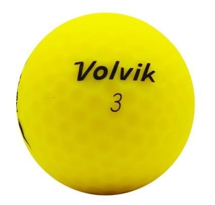 Volvik VIMAT golfové míčky, žluté