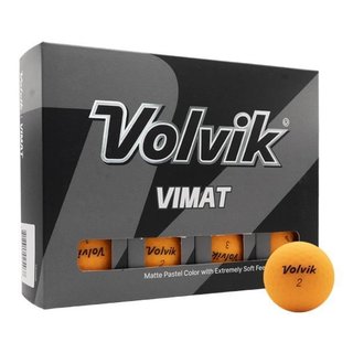 Volvik VIMAT golfové míčky, oranžové,12ks