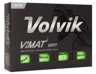 Volvik Vimat golfové míčky, zelené, 12 ks