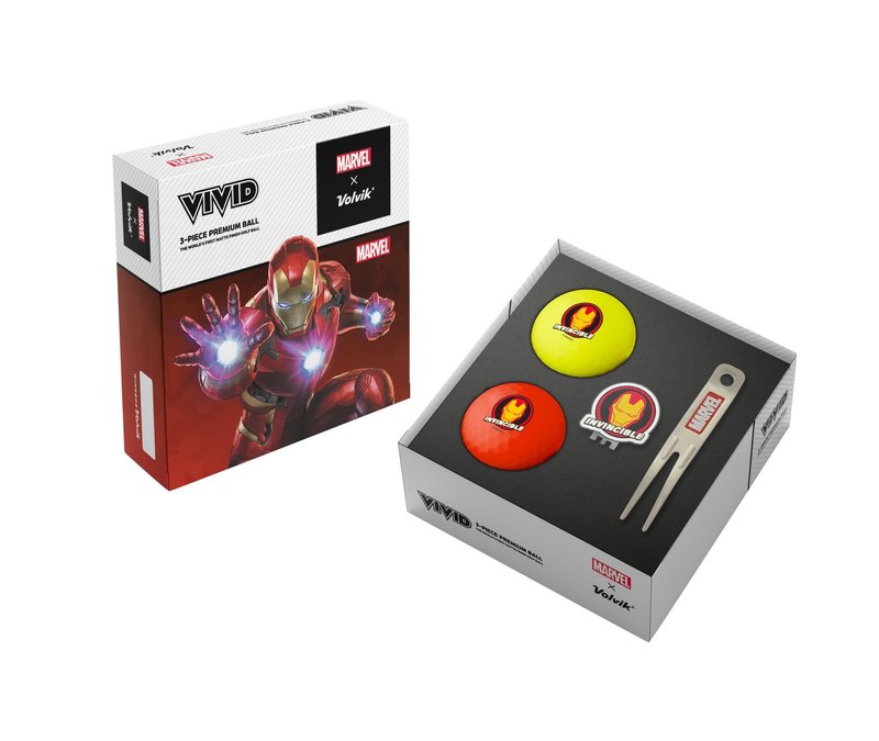 Volvik VIVID MARVEL IRONMAN dárková sada