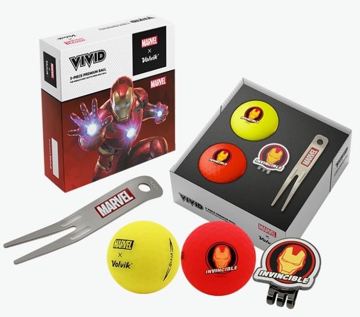Volvik VIVID MARVEL IRONMAN dárková sada