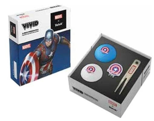 Volvik VIVID MARVEL CAPTAIN America dárková sada