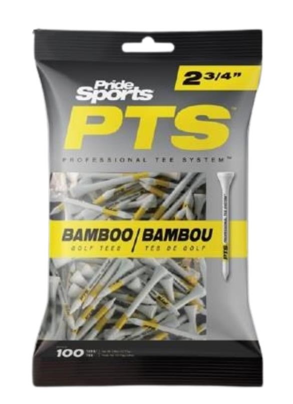 Pride Sports PTS Bamboo dřevěná týčka, 69mm, 100ks