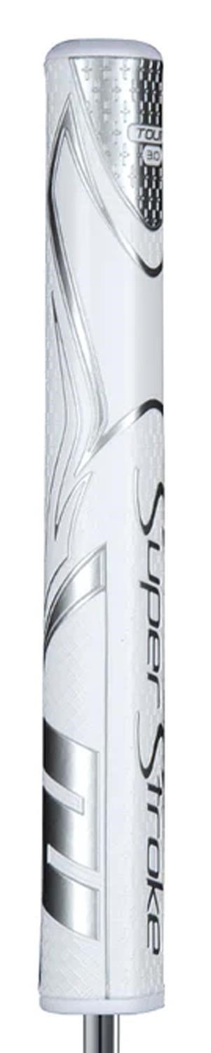 SuperStroke Zenergy Tour 3.0 putter grip, bílo/stříbrný