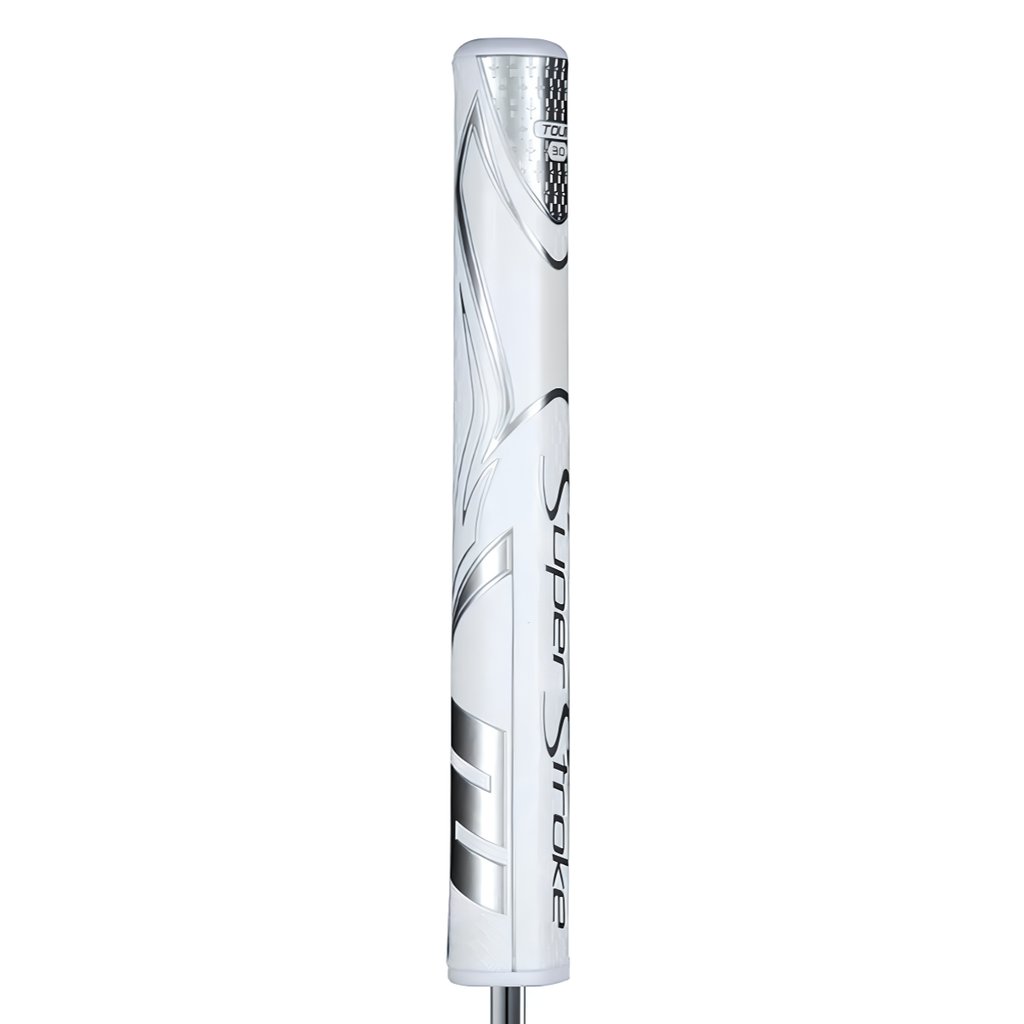 SuperStroke Zenergy Tour 3.0 putter grip, bílo/stříbrný