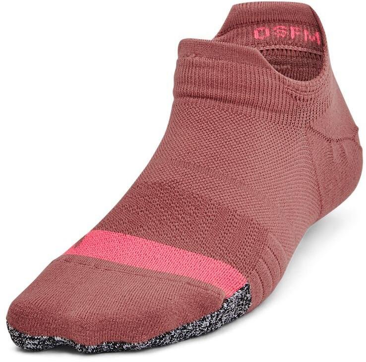 Under Armour Breathe 2 No Show Tab 2pk dámské nízké ponožky, red fusion