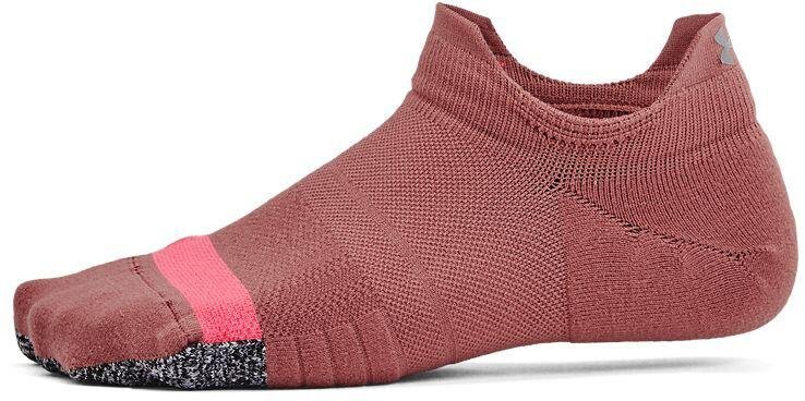 Under Armour Breathe 2 No Show Tab 2pk dámské nízké ponožky, red fusion
