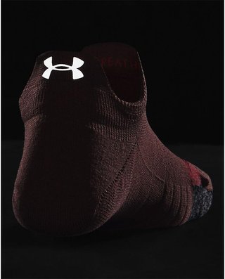 Under Armour Breathe 2 No Show Tab 2pk dámské nízké ponožky, red fusion