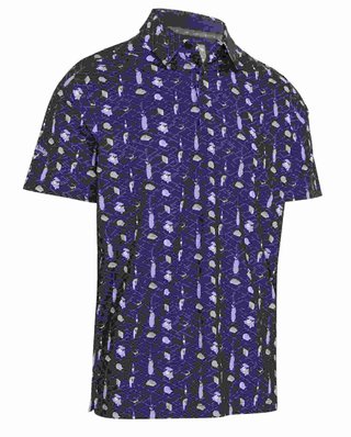 Callaway All Over Go pánské polo, tmavě modré