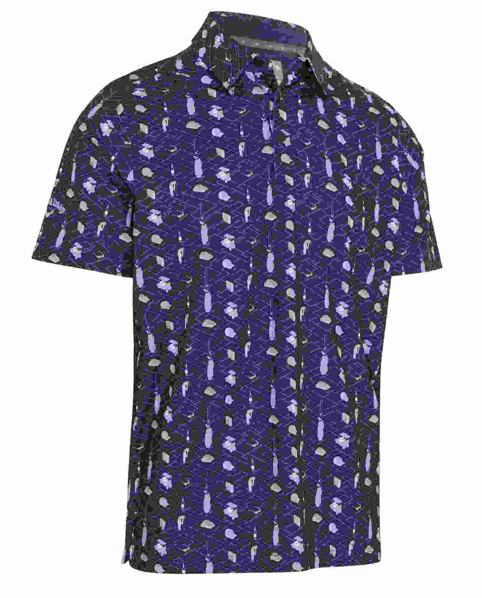 Callaway All Over Go pánské polo, tmavě modré