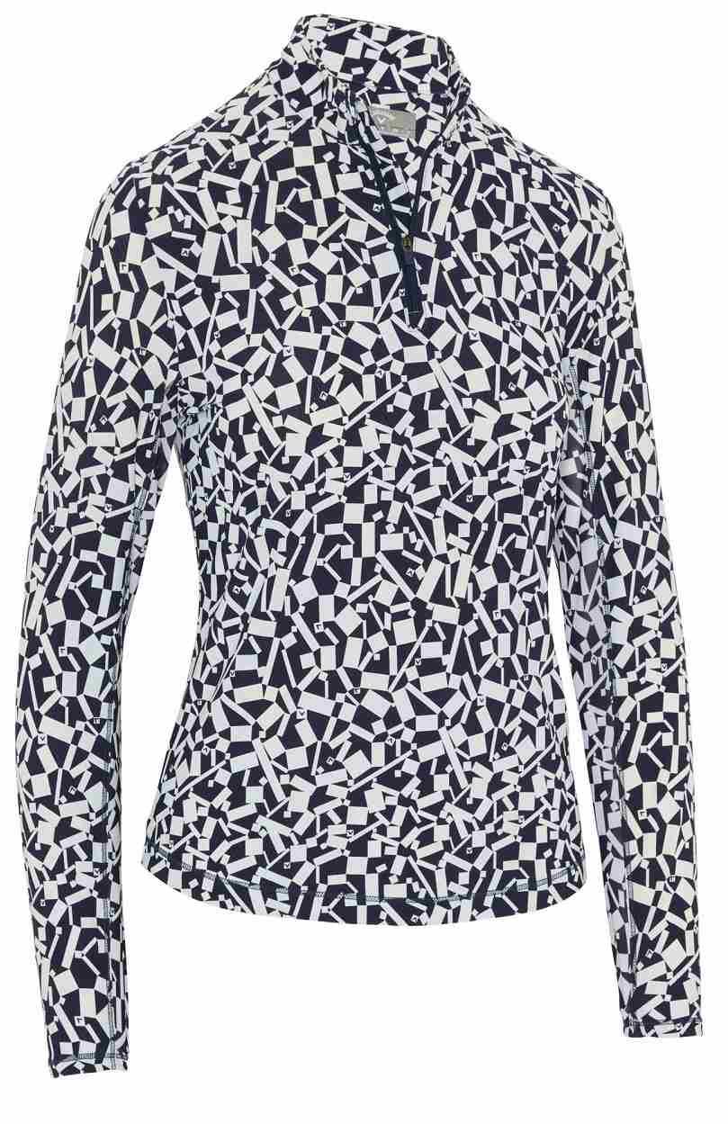 Callaway Two Tone Geo dámská mikina, peacoat