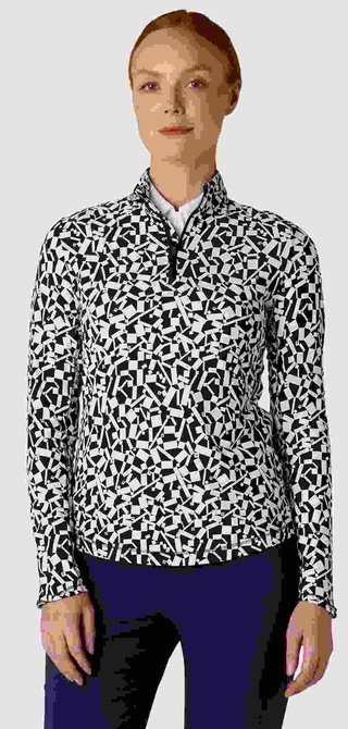 Callaway Two Tone Geo dámská mikina, peacoat