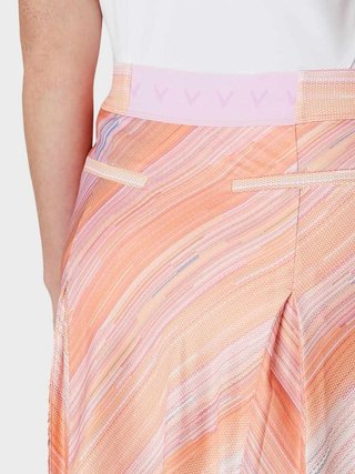 Callaway Striped Pleated 17" golfová sukně, papaya