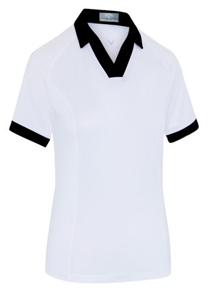 Callaway V-Placket Colorblock dámské polo, bílo/černé