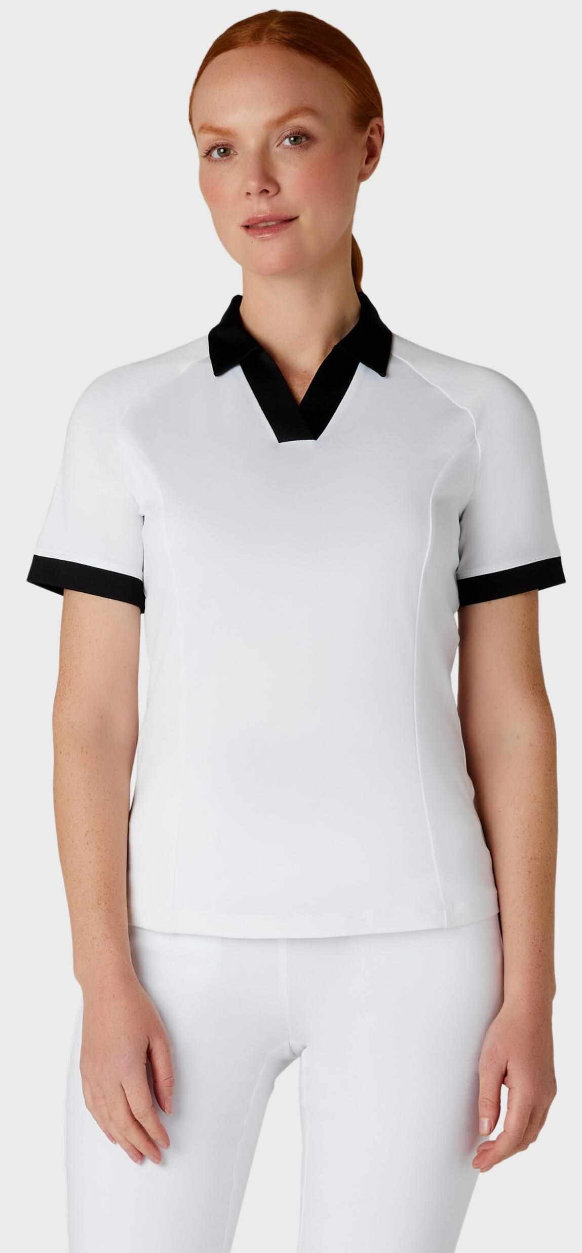 Callaway V-Placket Colorblock dámské polo, bílo/černé