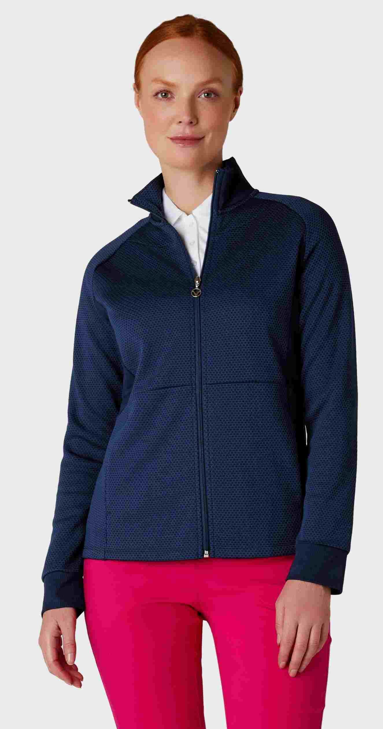Callaway Full Zip Hexagon dámská bunda, modrá
