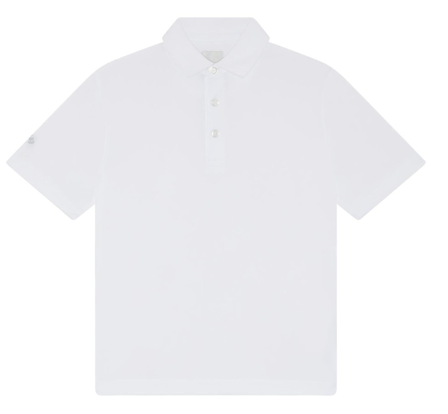 Callaway Unisex Solid dětské polo, bílé