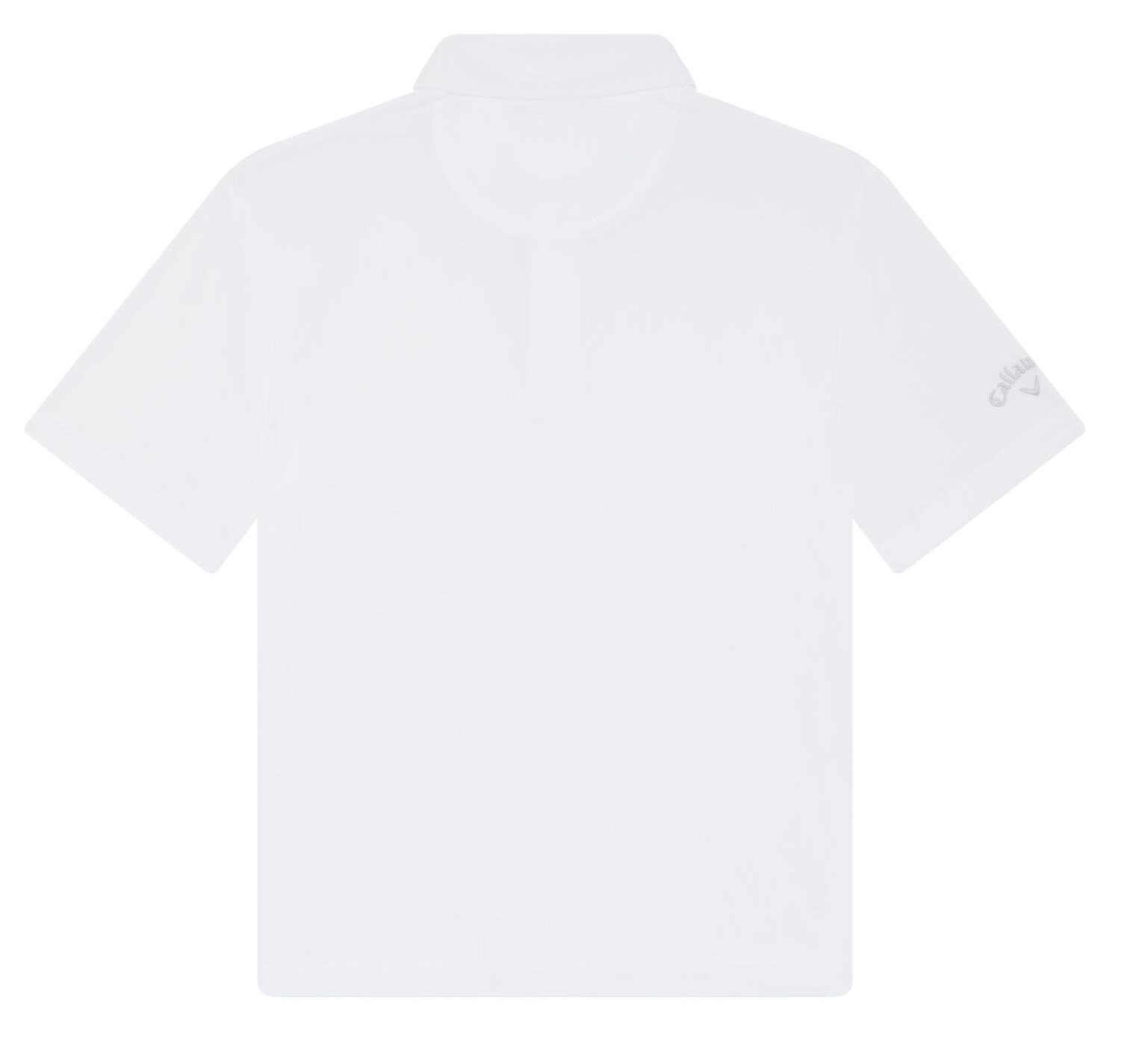 Callaway Unisex Solid dětské polo, bílé